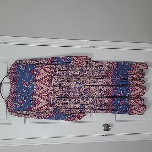 R. Vivimos Women's Maxi Dress Bohemian Size 12/14 - Picture 2 of 8